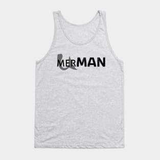 Mer-man Funny T-Shirt design | Mens | Boys Tank Top